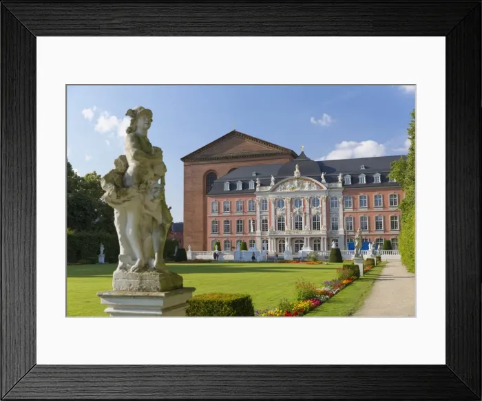 Framed Print : Basilica of Constantine and Rococo Palace, Trier, Rhineland-Palatinate, Germany, Europe