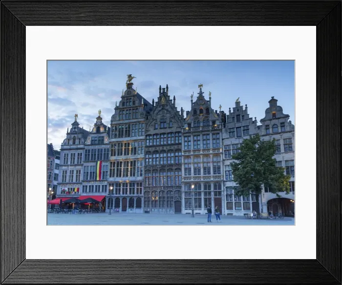 Framed Print : Guild houses in Main Market Square, Antwerp, Flanders, Belgium, Europe Framed Print : Guild houses in Main Market Square, Antwerp, Flanders, Belgium, Europe