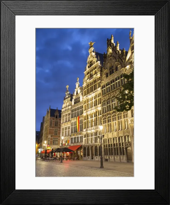 Framed Print : Guild houses in Main Market Square, Antwerp, Flanders, Belgium, Europe Framed Print : Guild houses in Main Market Square, Antwerp, Flanders, Belgium, Europe