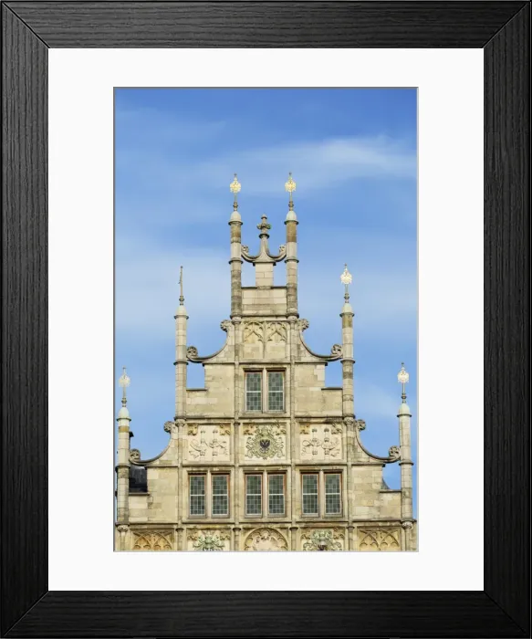Framed Print : Guild house in historic centre, Ghent, Flanders, Belgium, Europe Framed Print : Guild house in historic centre, Ghent, Flanders, Belgium, Europe