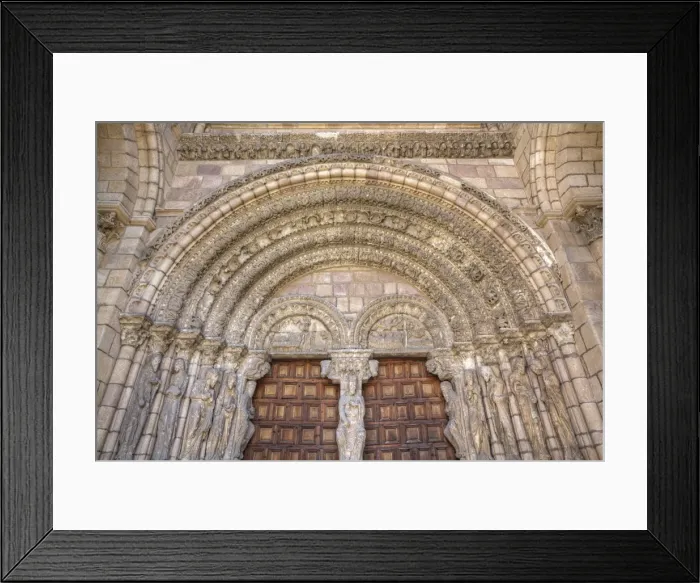 Framed Print : Detailed doorway entrance, Basilica de San Vincente, Avila, UNESCO World Heritage Site Framed Print : Detailed doorway entrance, Basilica de San Vincente, Avila, UNESCO World Heritage Site