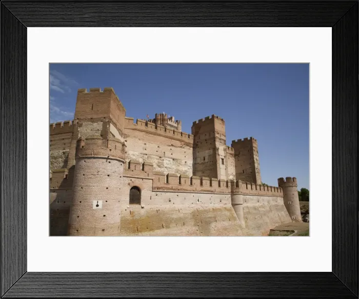 Framed Print : Castle of La Mota, built 12th century, Medina del Campo, Valladolid, Castile y Leon Framed Print : Castle of La Mota, built 12th century, Medina del Campo, Valladolid, Castile y Leon