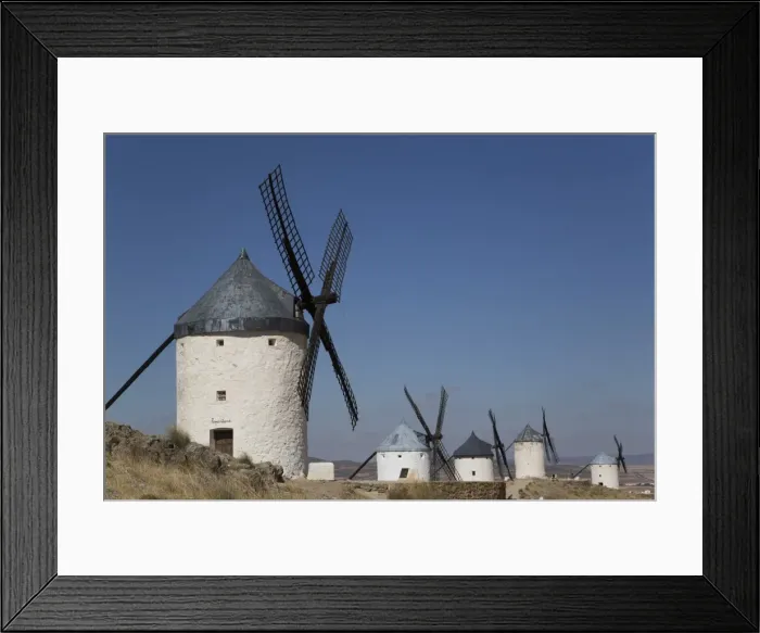 Framed Print : Windmills, Consuegra, Castile-La Mancha, Spain, Europe Framed Print : Windmills, Consuegra, Castile-La Mancha, Spain, Europe