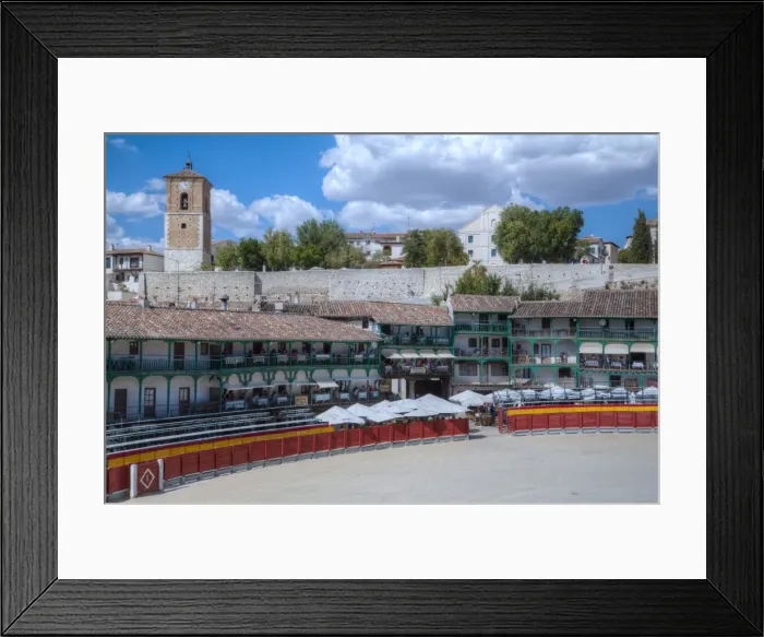 Framed Print : Plaza Mayor with converted Bullring, Chinchon, Spain, Europe Framed Print : Plaza Mayor with converted Bullring, Chinchon, Spain, Europe