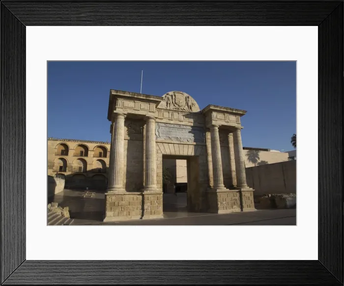 Framed Print : Roman Triumphal Arch, Cordoba, Andalucia, Spain, Europe Framed Print : Roman Triumphal Arch, Cordoba, Andalucia, Spain, Europe