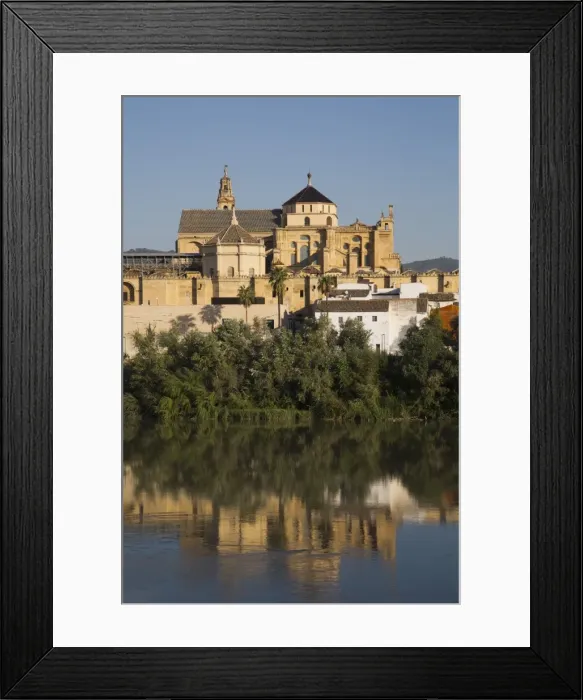 Framed Print : Guadalquivir River and The Great Mosque (Mesquita) and Cathedral of Cordoba, UNESCO Framed Print : Guadalquivir River and The Great Mosque (Mesquita) and Cathedral of Cordoba, UNESCO