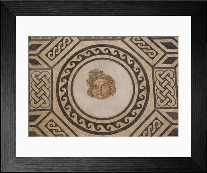 Framed Print : Mosaic of Medusa, Alacazar de los Reyes Cristianos, Cordoba, Andalucia, Spain, Europe Framed Print : Mosaic of Medusa, Alacazar de los Reyes Cristianos, Cordoba, Andalucia, Spain, Europe