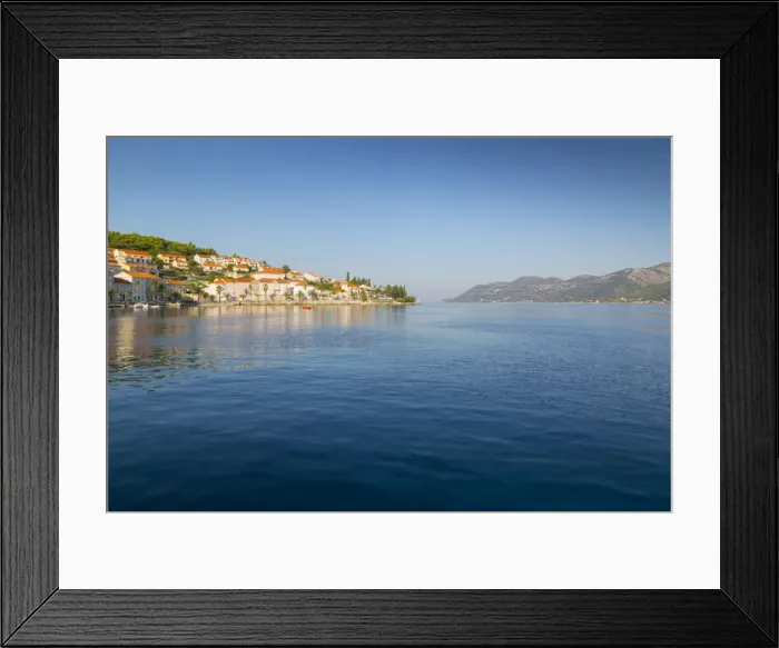 Framed Print : Harbour at Korcula, Korcula, Dalmatia, Croatia, Europe Framed Print : Harbour at Korcula, Korcula, Dalmatia, Croatia, Europe