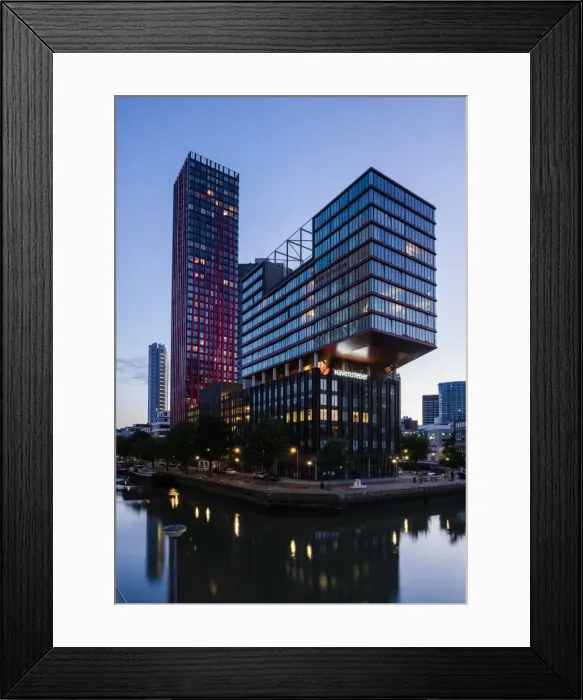 Framed Print : The Red Apple, Wijnhaven, Rotterdam, Netherlands, Europe Framed Print : The Red Apple, Wijnhaven, Rotterdam, Netherlands, Europe