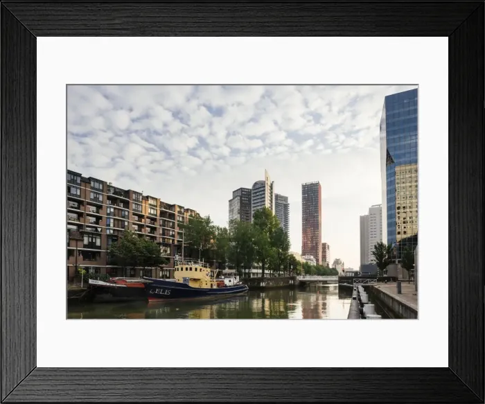 Framed Print : The Red Apple, Wijnhaven, Rotterdam, Netherlands, Europe Framed Print : The Red Apple, Wijnhaven, Rotterdam, Netherlands, Europe