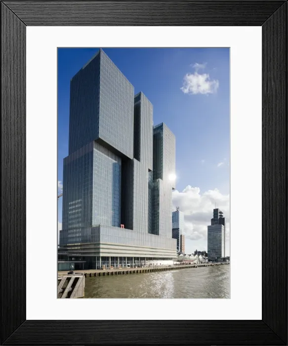 Framed Print : De Rotterdam, Wilhelminakade, Rotterdam, Netherlands, Europe Framed Print : De Rotterdam, Wilhelminakade, Rotterdam, Netherlands, Europe