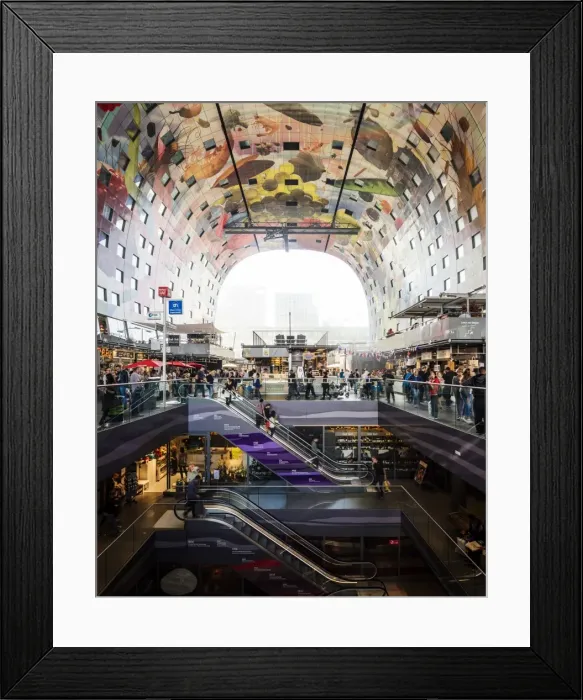 Framed Print : Interior of Markthal, Westnieuwland, Rotterdam, Netherlands, Europe Framed Print : Interior of Markthal, Westnieuwland, Rotterdam, Netherlands, Europe
