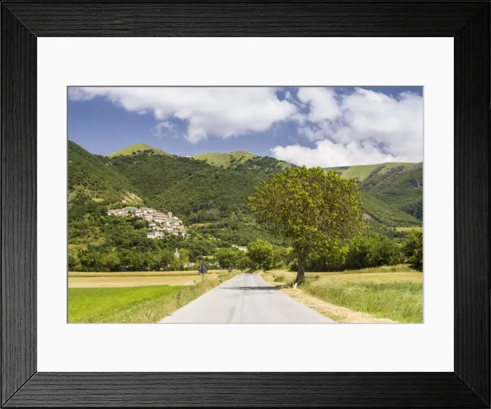 Framed Print : The village of Campi in the Monti Sibilini National Park, Umbria, Italy, Europe Framed Print : The village of Campi in the Monti Sibilini National Park, Umbria, Italy, Europe