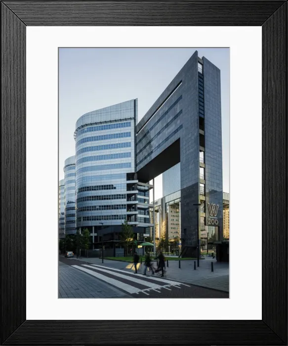 Framed Print : Exterior of W200 Building, Rotterdam, Netherlands, Europe Framed Print : Exterior of W200 Building, Rotterdam, Netherlands, Europe