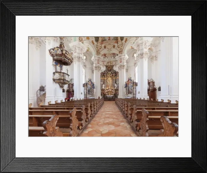 Framed Print : St. Peter and Paul church, Steinhausen, Upper Swabian Baroque Route, Upper Swabia Framed Print : St. Peter and Paul church, Steinhausen, Upper Swabian Baroque Route, Upper Swabia