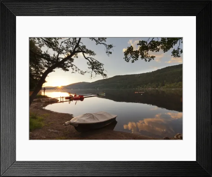 Framed Print : Titisee Lake at sunrise, Black Forest, Baden-Wurttemberg, Germany, Europe Framed Print : Titisee Lake at sunrise, Black Forest, Baden-Wurttemberg, Germany, Europe