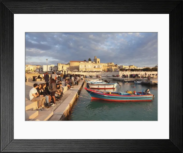 Framed Print : Bar at the port of Otranto, Lecce province, Salentine Peninsula, Puglia, Italy, Mediterranean Framed Print : Bar at the port of Otranto, Lecce province, Salentine Peninsula, Puglia, Italy, Mediterranean