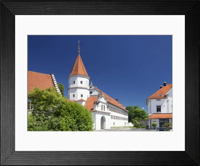 Framed Print : Monastery Schussenried, Bad Schussenried, Upper Swabian Baroque Route, Upper Swabia Framed Print : Monastery Schussenried, Bad Schussenried, Upper Swabian Baroque Route, Upper Swabia