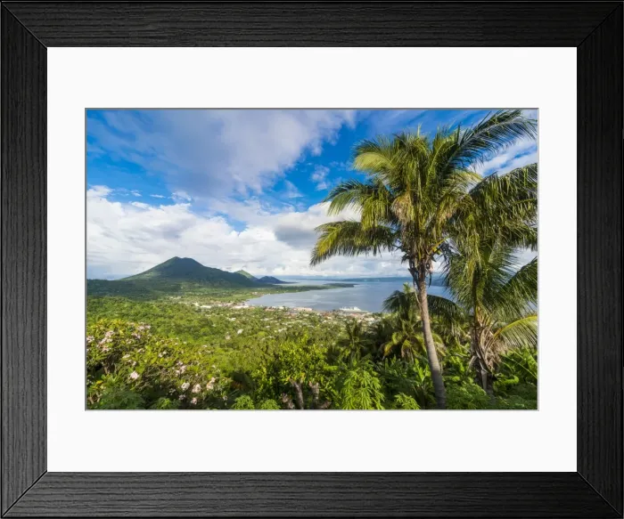 Framed Print : View over Rabaul, East New Britain, Papua New Guinea, Pacific Framed Print : View over Rabaul, East New Britain, Papua New Guinea, Pacific