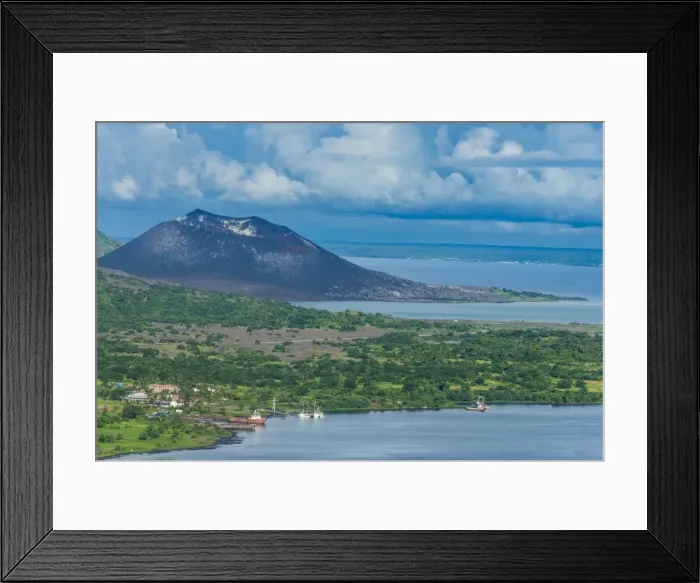 Framed Print : View over Rabaul, East New Britain, Papua New Guinea, Pacific Framed Print : View over Rabaul, East New Britain, Papua New Guinea, Pacific