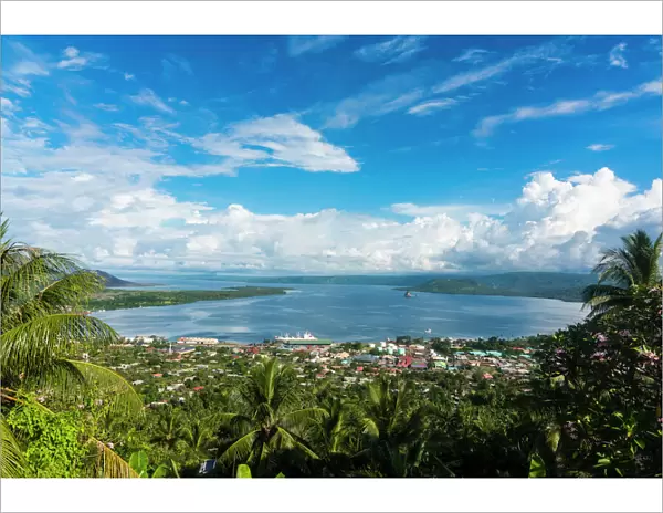 View over Rabaul, East New Britain, Papua New Guinea, Pacific
