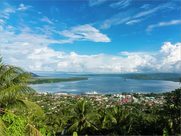 View over Rabaul, East New Britain, Papua New Guinea, Pacific