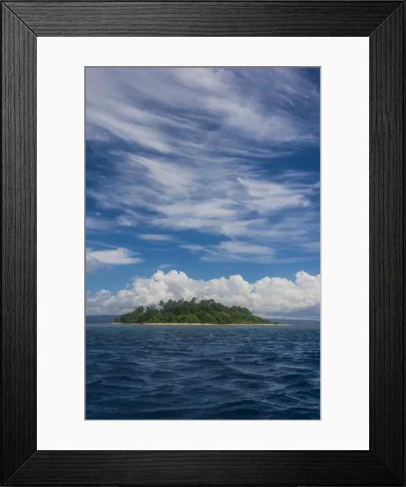 Framed Print : Little island off the coast of Rabaul, East New Britain, Papua New Guinea, Pacific Framed Print : Little island off the coast of Rabaul, East New Britain, Papua New Guinea, Pacific