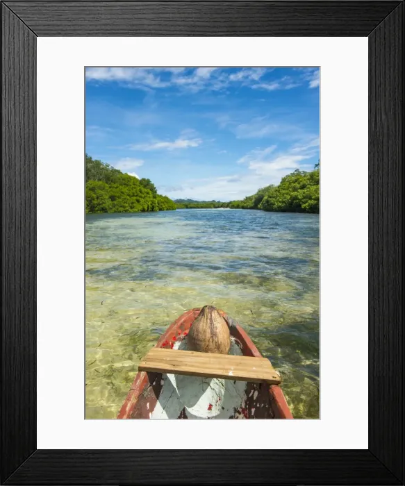 Framed Print : Crystal clear water in the Utwe lagoon, UNESCO Biosphere Reserve, Kosrae, Federated Framed Print : Crystal clear water in the Utwe lagoon, UNESCO Biosphere Reserve, Kosrae, Federated