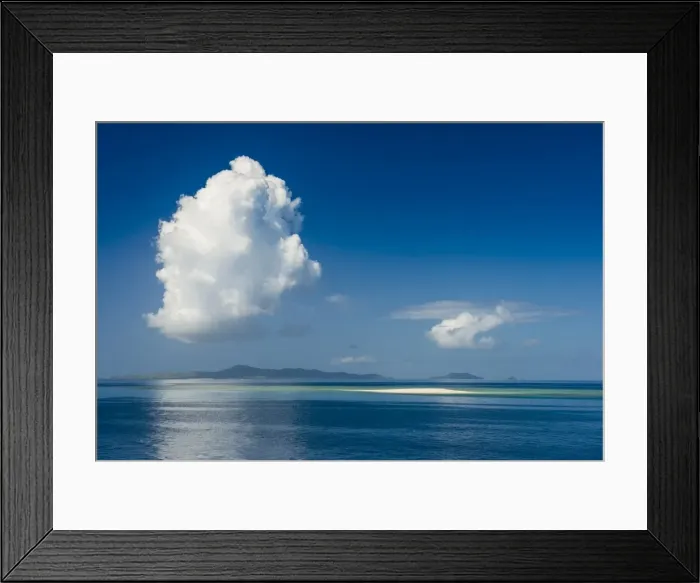 Framed Print : Sand bank in the flat ocean, Mamanuca Islands, Fiji, South Pacific Framed Print : Sand bank in the flat ocean, Mamanuca Islands, Fiji, South Pacific