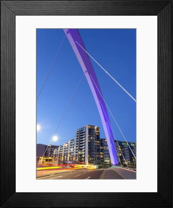 Framed Print : Clyde Arc (Squinty Bridge), Finnieston, River Clyde, Glasgow, Scotland, United Kingdom Framed Print : Clyde Arc (Squinty Bridge), Finnieston, River Clyde, Glasgow, Scotland, United Kingdom