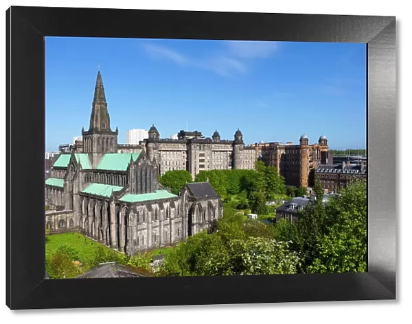 Glasgow Cathedral and Royal Infirmary, Glasgow, Scotland, United Kingdom, Europe