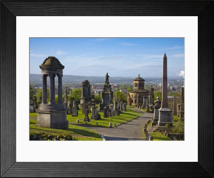 Framed Print : Glasgow Necropolis, Glasgow, Scotland, United Kingdom, Europe Framed Print : Glasgow Necropolis, Glasgow, Scotland, United Kingdom, Europe