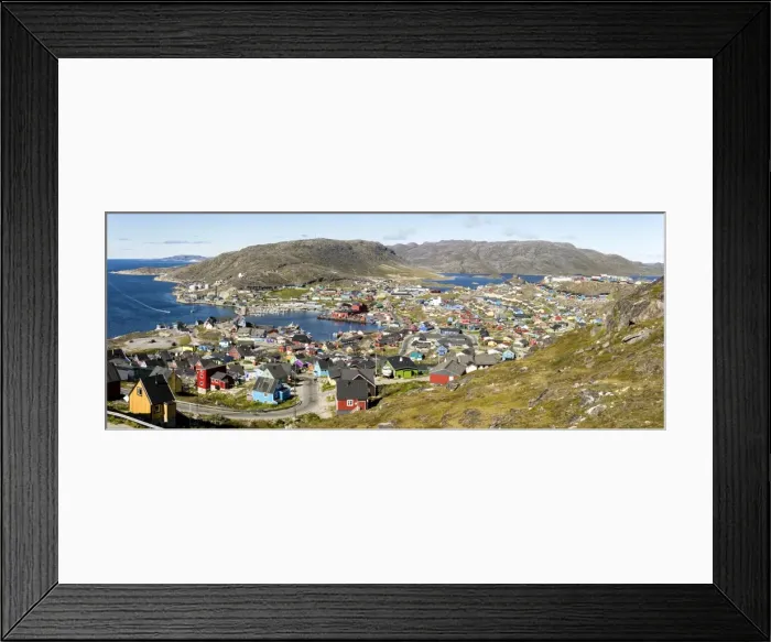 Framed Print : Qaqortoq, southern Greenland, Polar Regions Framed Print : Qaqortoq, southern Greenland, Polar Regions
