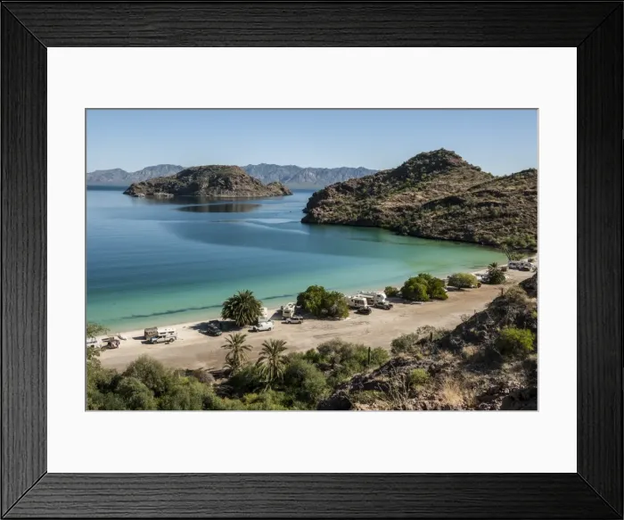 Framed Print : Bay near Loreto, into Sea of Cortez, Baja California, Mexico, North America Framed Print : Bay near Loreto, into Sea of Cortez, Baja California, Mexico, North America