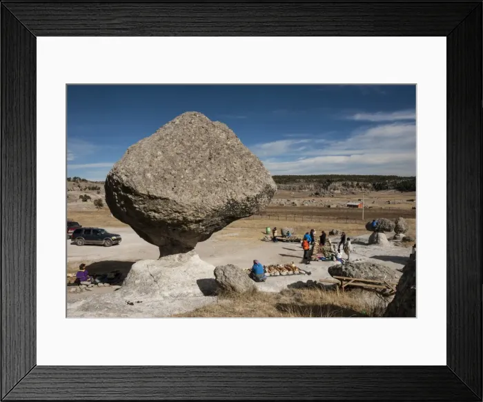 Framed Print : Valle de los Hongos (Mushroom Rocks) formed of volcanic ash, Creel, Chihuahua, Mexico Framed Print : Valle de los Hongos (Mushroom Rocks) formed of volcanic ash, Creel, Chihuahua, Mexico