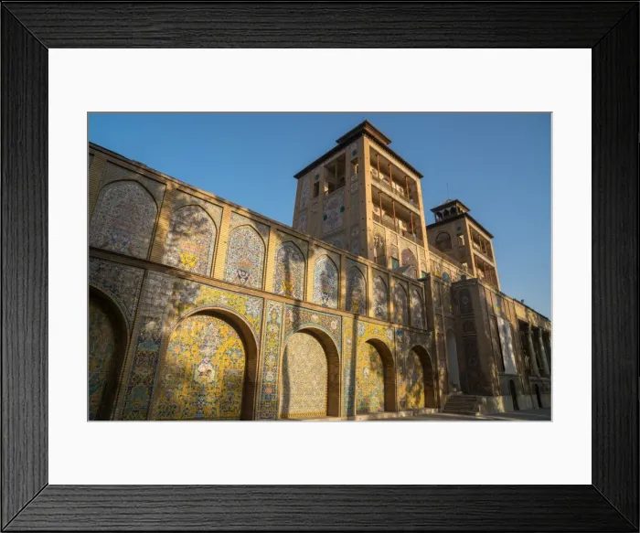 Framed Print : Shams-al Emarat Towers (Edifice of the Sun), Golestan Palace, UNESCO World Heritage Site Framed Print : Shams-al Emarat Towers (Edifice of the Sun), Golestan Palace, UNESCO World Heritage Site