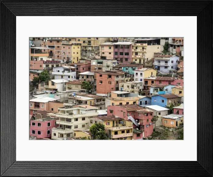 Framed Print : Las Penas barrio, historic centre on the hill of Cerro Santa Ana, Guayaquil, Ecuador Framed Print : Las Penas barrio, historic centre on the hill of Cerro Santa Ana, Guayaquil, Ecuador