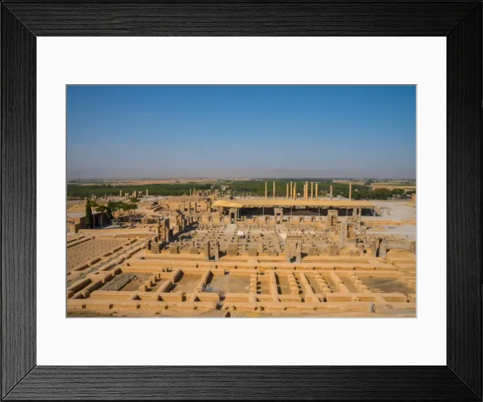 Framed Print : Overview of Persepolis from Tomb of Artaxerxes III, Persepolis, UNESCO World Heritage Site Framed Print : Overview of Persepolis from Tomb of Artaxerxes III, Persepolis, UNESCO World Heritage Site