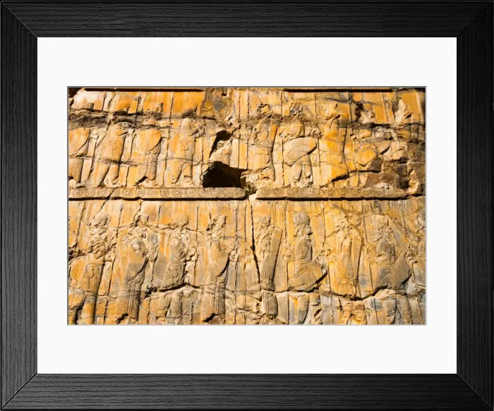 Framed Print : Detail from relief of 100 soldiers on a door jamb of the Palace of 100 Columns, Persepolis Framed Print : Detail from relief of 100 soldiers on a door jamb of the Palace of 100 Columns, Persepolis