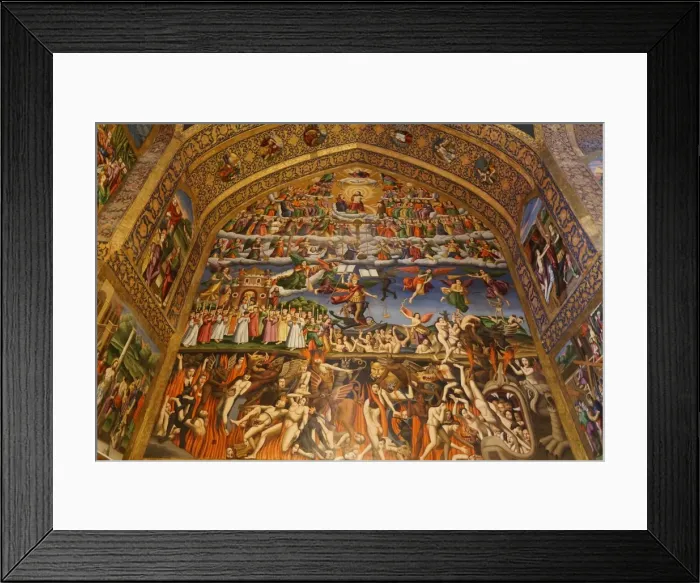Framed Print : Mural, Vank (Armenian) Cathedral, Isfahan, Iran, Middle East Framed Print : Mural, Vank (Armenian) Cathedral, Isfahan, Iran, Middle East