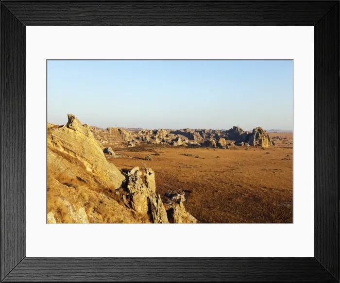 Framed Print : Desert landscape, Isalo National Park, central area, Madagascar, Africa Framed Print : Desert landscape, Isalo National Park, central area, Madagascar, Africa