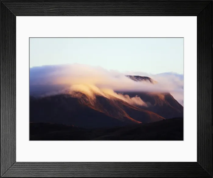 Framed Print : Sunrise on a cloud topped mountain, Andringitra National Park, Ambalavao, central area Framed Print : Sunrise on a cloud topped mountain, Andringitra National Park, Ambalavao, central area