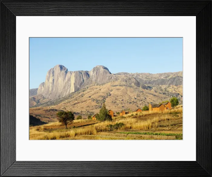 Framed Print : Betsileo village, Tsaranoro Valley, Ambalavao, central area, Madagascar, Africa Framed Print : Betsileo village, Tsaranoro Valley, Ambalavao, central area, Madagascar, Africa