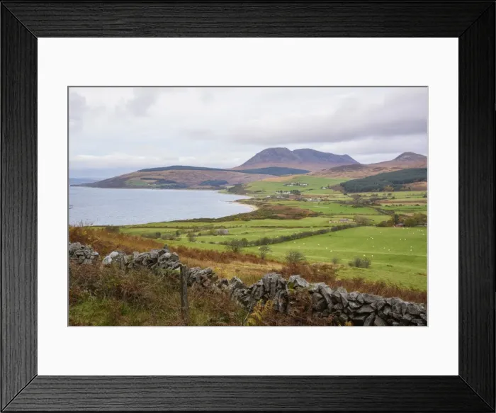 Framed Print : Tormore and Machrie Bay, looking towards Beinn Bharrain, Isle of Arran, North Ayrshire Framed Print : Tormore and Machrie Bay, looking towards Beinn Bharrain, Isle of Arran, North Ayrshire