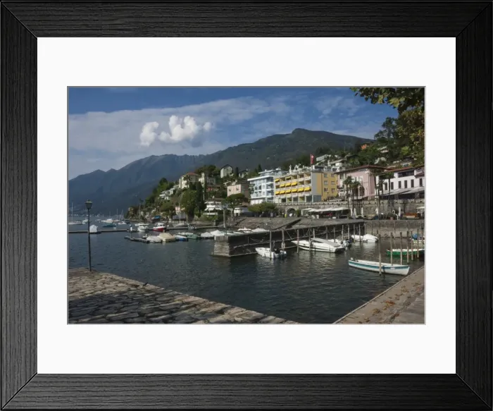 Framed Print : Old Harbour, Ascona, Locarno, Lake Maggiore, Ticino, Switzerland, Europe Framed Print : Old Harbour, Ascona, Locarno, Lake Maggiore, Ticino, Switzerland, Europe