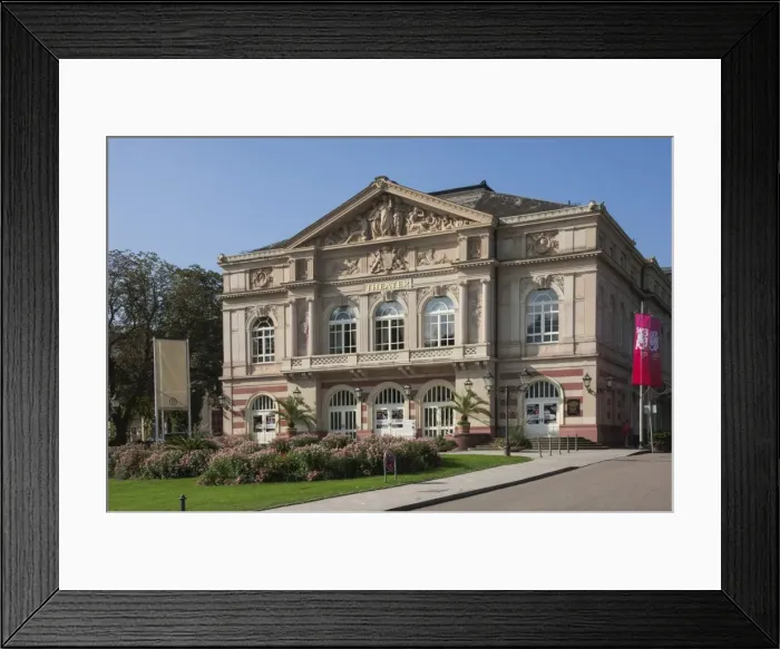 Framed Print : City Theatre, Baden Baden, Black Forest, Baden-Wurttemberg, Germany, Europe Framed Print : City Theatre, Baden Baden, Black Forest, Baden-Wurttemberg, Germany, Europe