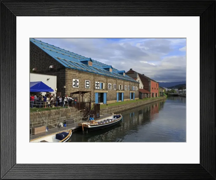 Framed Print : Canal tour boat, Otaru City, Hokkaido Prefecture, Japan, Asia Framed Print : Canal tour boat, Otaru City, Hokkaido Prefecture, Japan, Asia