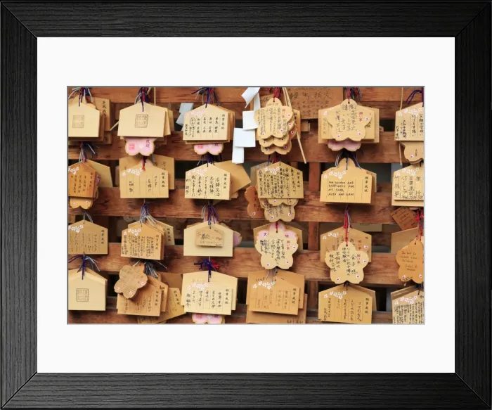 Framed Print : Prayers, Yasukuni-Jinga Shrine, Tokyo, Japan, Asia