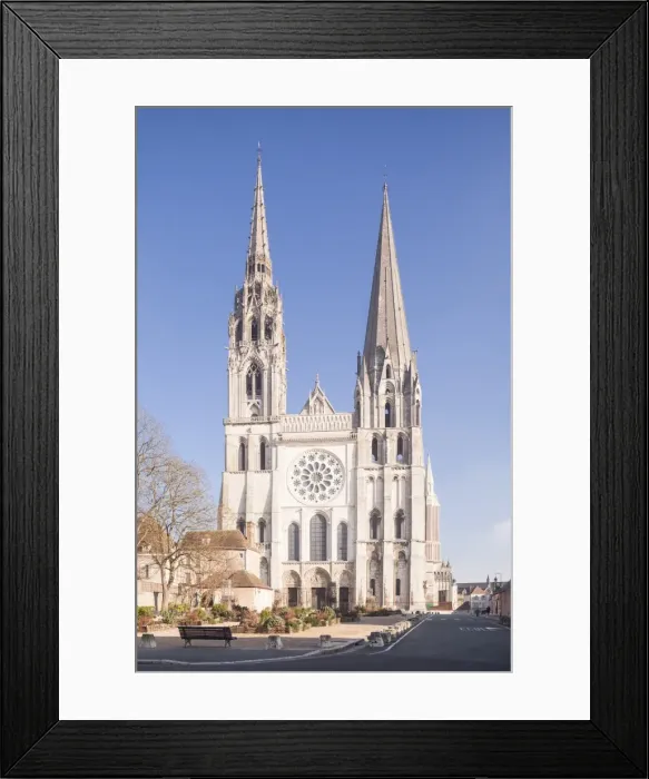 Framed Print : The gothic Chartres cathedral, UNESCO World Heritage Site, Chartres, Eure et Loir Framed Print : The gothic Chartres cathedral, UNESCO World Heritage Site, Chartres, Eure et Loir