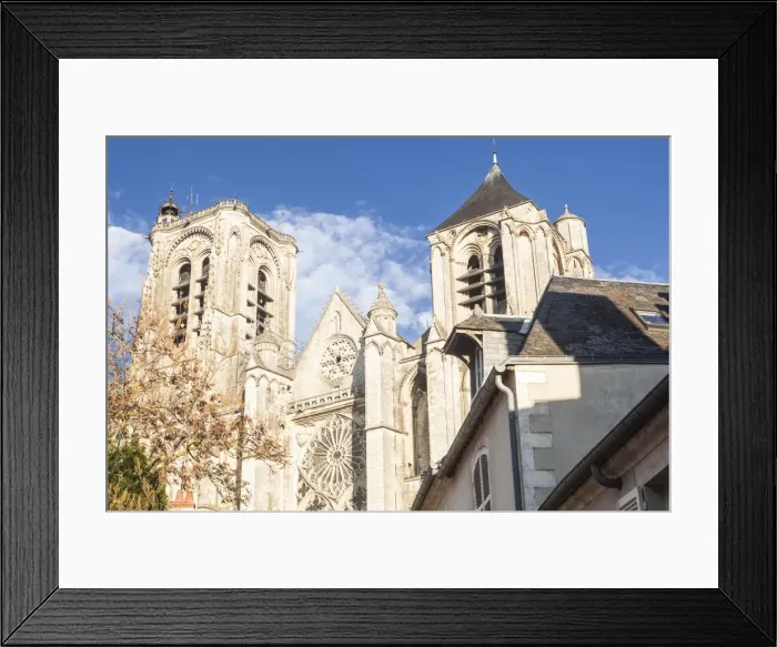Framed Print : Saint Etienne cathedral in Bourges, UNESCO World Heritage Site, Cher, France, Europe Framed Print : Saint Etienne cathedral in Bourges, UNESCO World Heritage Site, Cher, France, Europe